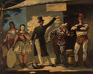 Les Jongleurs (Parade), 1860-1865 Palais du Belvédère (Vienne)