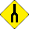 W 095 Dual Carriageway Ends