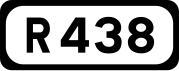 R438 road shield}}