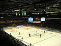 Das Center bei einem Eishockeyspiel der Elitserien am 26. November 2007 zwischen MODO Hockey und dem Timrå IK (2:0)