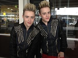 John and Edward in Australia in 2013