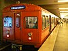 Underground/subway train T1000 at Jernbanetorget station, Oslo