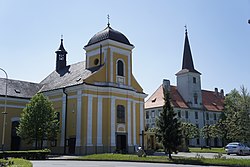 Church of Saint Giles and Chropyně Castle
