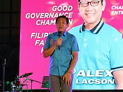 Philippine Elections 2022 Campaign - Alex Lacson in QC