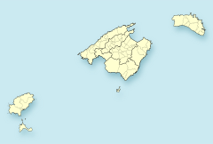 メノルカ島の位置（バレアレス諸島内）