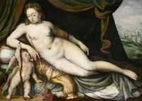 Venus and Amor by Frans Floris, Hallwyl Museum