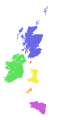 Map of Celtic Nations