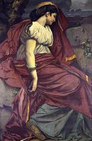 Risi as Medea in Medea mit dem Dolch (Medea with the Dagger) by Feuerbach