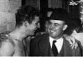 Mike Milligan with Nick Bolkovac in 1949