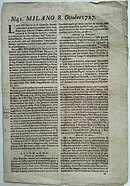 An issue of 1727.