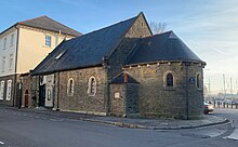 A photograph of the outside Mission Gallery. A former seamen's mission (church) and grade II listed building