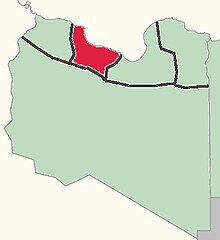 Mapa de Misurata dibujado