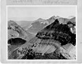 Iceberg Peak (right), aerial view circa 1925.