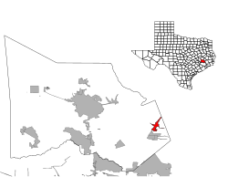 Location of Splendora, Texas