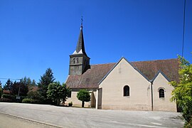 The church in Mouthier-en-Bresse