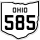 State Route 585 marker