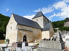 L'église vue du sud-ouest.