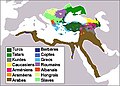 Languages in the Ottoman Empire in 1683 AD.