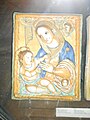 Placca votiva con la Madonna col Bambino.