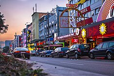 Reeperbahn in Hamburg, Germany