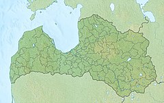 Liepāja massacres is located in Latvia