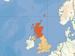 Location of Switzerland/Archive 7 (orange) in the United Kingdom (camel)