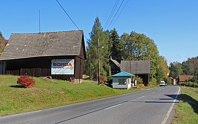 Hořensko : rue principale.