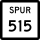 State Highway Spur 515 marker
