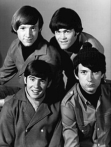 The Monkees in 1966. Clockwise from top left: Peter Tork, Micky Dolenz, Michael Nesmith, Davy Jones.