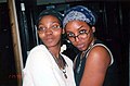 Two women wearing bandanas, 1999.