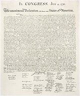 U.S. Declaration of Independence