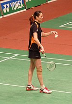 Miniatuur voor Yao Jie (badmintonster)