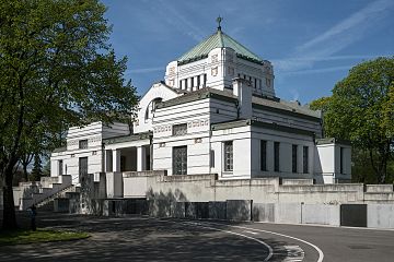 The pavilion 2, today occupied by the Bestattungsmuseum.