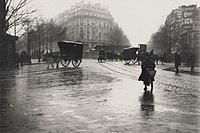 La place Prosper-Goubaux, photographie d'Émile Zola.