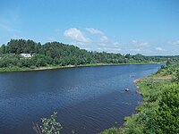 Устье реки Важинки в п. Важины