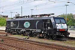 Locomotive de MRCE Dispolok louée à ITL Eisenbahngesellschaft