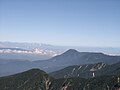 Mount Tateshina and Hida Mountains from Mount Aka