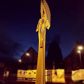 The Angel Statue in the town centre