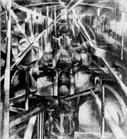 Joseph Stella, Brooklyn Bridge, 1919–1920, Yale University Art Gallery