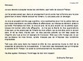 Réaction de Guillaume Bernays du 13 octobre 1881 adressée au juge de Longé à la suite de la demande de Julie Pecher visant à revoir Armand Peltzer dans leur foyer[3].