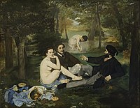 Le Déjeuner sur l'Herbe by Édouard Manet (1862–1863) Musée d'Orsay
