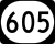 Kentucky Route 605 marker