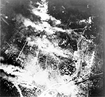 The bombing of Tokyo in 1945