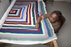 A Gee’s Bend quilter at work