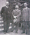 Gyorche Petrov, Arseni Yovkov and Georgi Pop Hristov