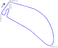 1966 até 1969 - Segunda redução do circuito, com aparecimento da nova reta da meta (6,768 km)