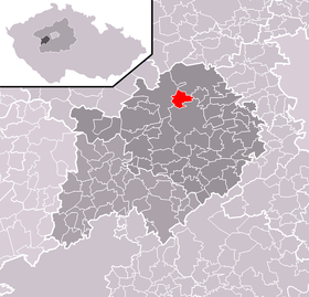 Localisation de Hýskov