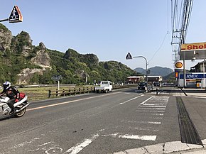 Japan National Route 212 near Mount Kyoshuho.jpg