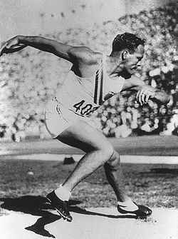 John Anderson vuoden 1932 olympialaisissa Los Angelesissa.