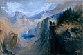 Image 65John Martin, Manfred on the Jungfrau (1837), watercolor (from Painting)